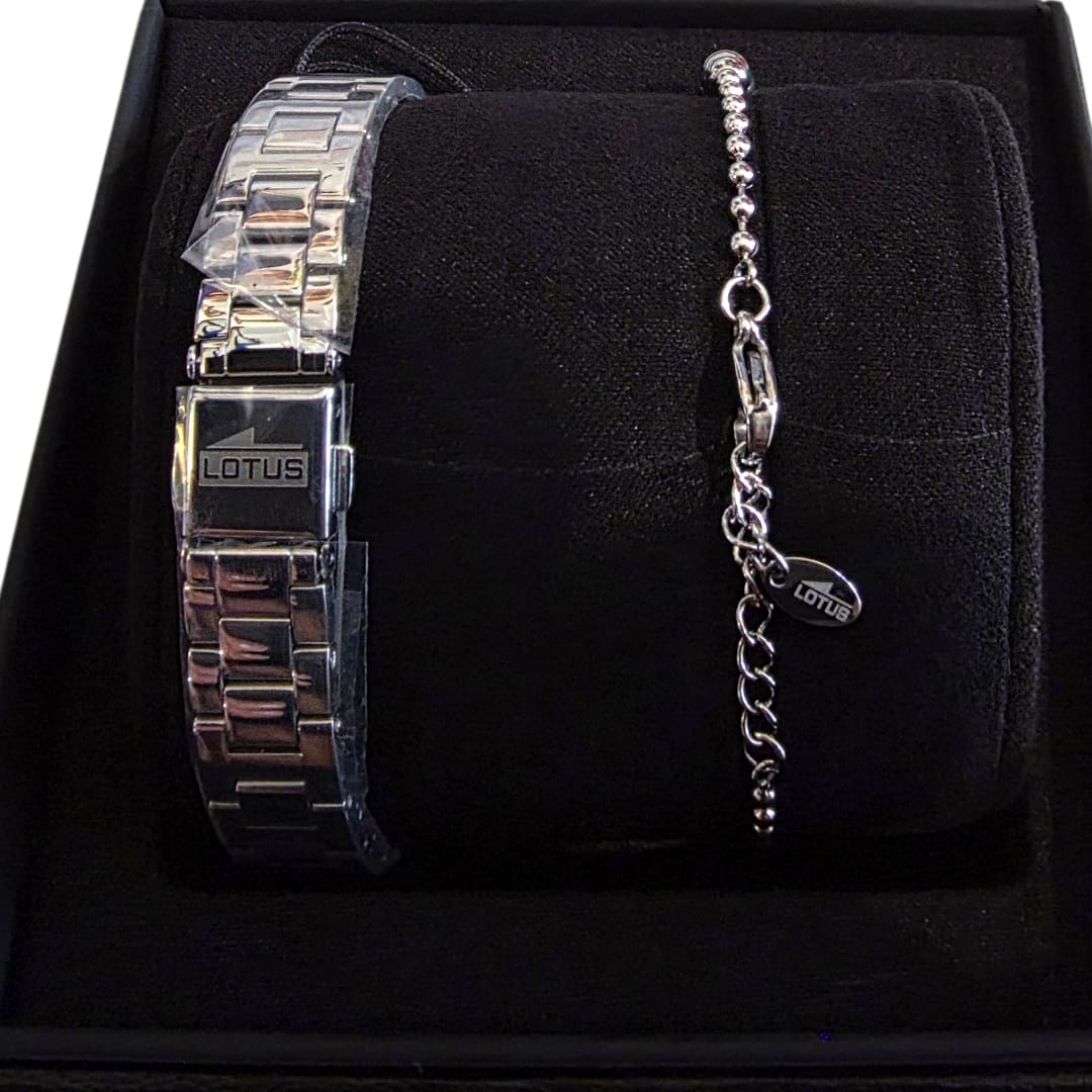 OROLOGIO DONNA 2GETHER LOTUS NERO CON BRACCIALE