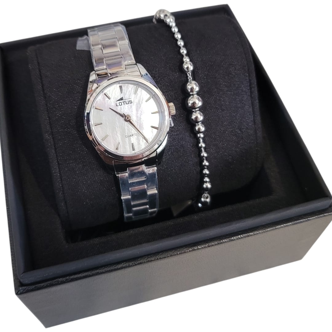 OROLOGIO DONNA 2GETHER LOTUS MADREPERLA CON BRACCIALE ACCIAIO